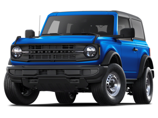 Blue Ford Bronco
