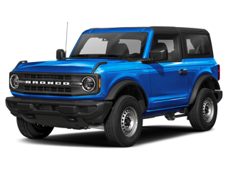 Blue Ford Bronco