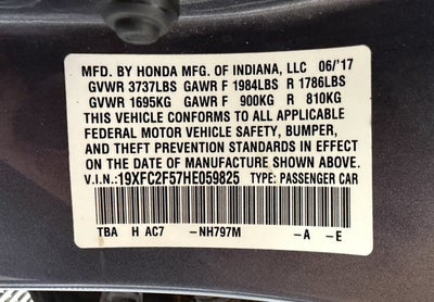 2017 Honda Civic Sedan LX