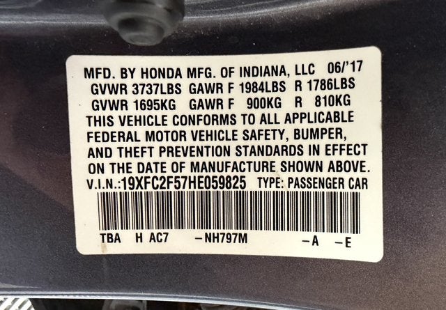 2017 Honda Civic Sedan LX
