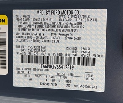 2025 Ford Mustang GT Premium