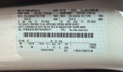 2026 Ford Transit Passenger Wagon XL