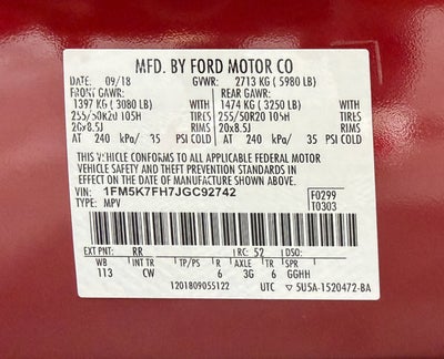 2018 Ford Explorer Limited