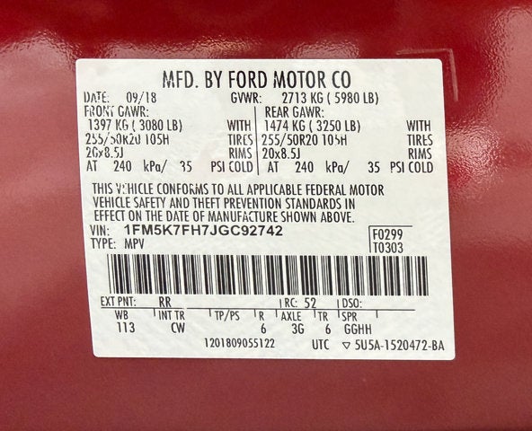 2018 Ford Explorer Limited
