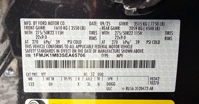 2025 Ford Expedition Max Platinum