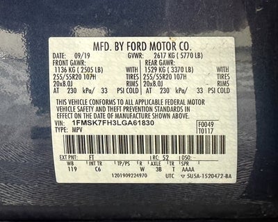 2020 Ford Explorer Limited