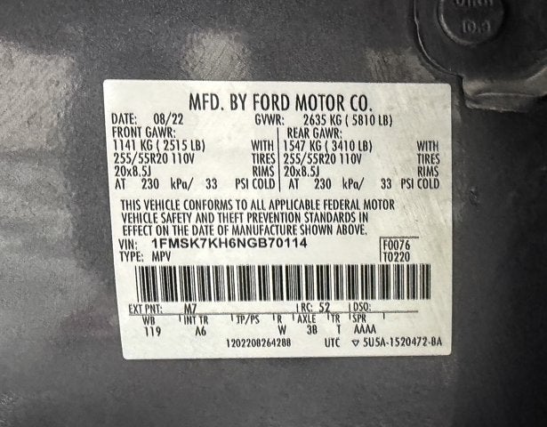 2022 Ford Explorer ST-Line