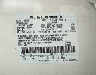 2023 Ford Explorer ST-Line