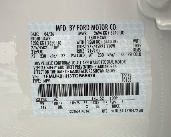 2026 Ford Explorer Platinum