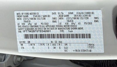 2026 Ford Super Duty F-250 SRW XL