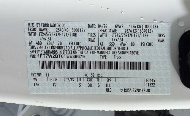 2026 Ford Super Duty F-250 SRW XL