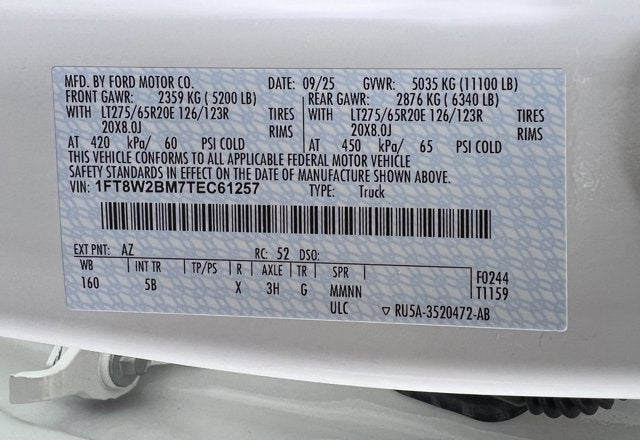 2026 Ford Super Duty F-250 SRW LARIAT