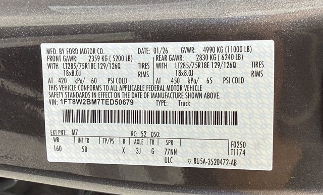 2026 Ford Super Duty F-250 SRW LARIAT