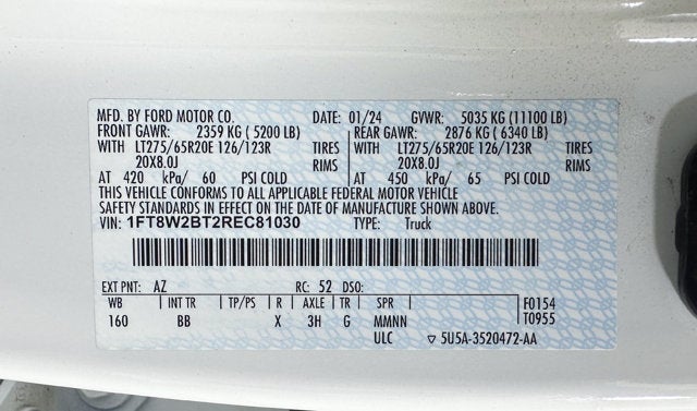 2024 Ford Super Duty F-250 SRW Platinum
