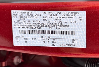 2026 Ford Super Duty F-250 SRW LARIAT