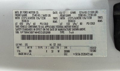 2017 Ford Super Duty F-350 SRW Platinum