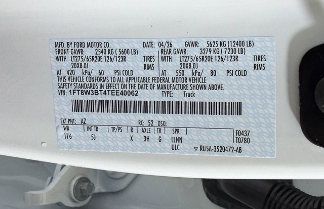 2026 Ford Super Duty F-350 SRW F-350® Lariat®