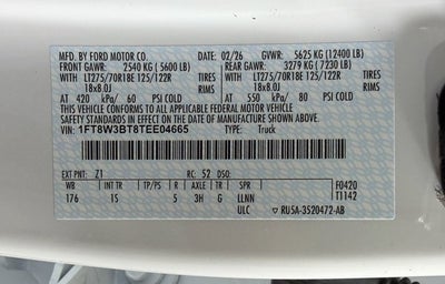 2026 Ford Super Duty F-350 SRW XL