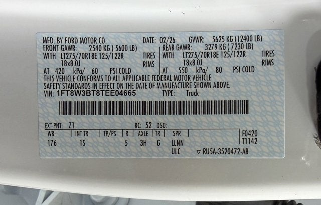 2026 Ford Super Duty F-350 SRW XL