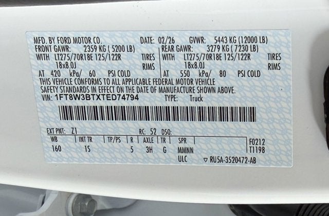 2026 Ford Super Duty F-350 SRW XL