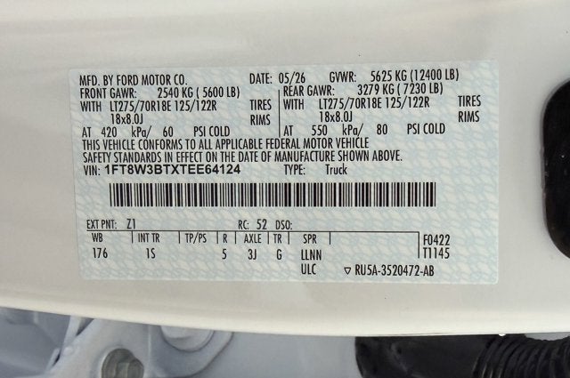 2026 Ford Super Duty F-350 SRW XL