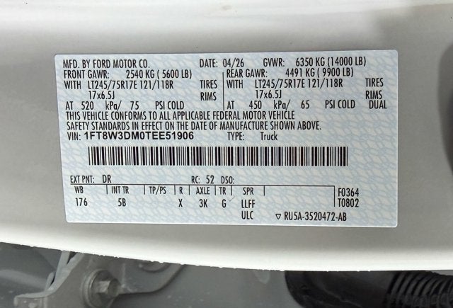 2026 Ford Super Duty F-350 DRW LARIAT