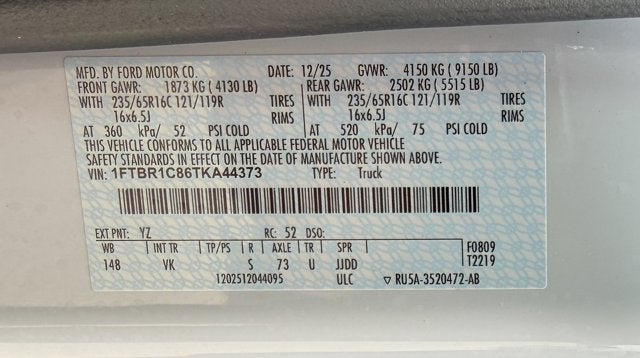 2026 Ford Transit Cargo Van Base