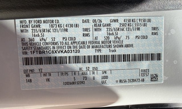 2027 Ford Transit Cargo Van Base