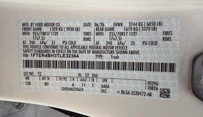2026 Ford Ranger XL