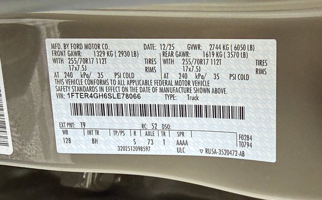 2025 Ford Ranger XLT