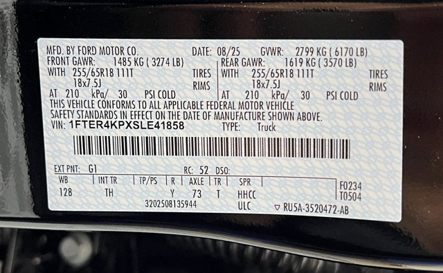 2025 Ford Ranger LARIAT