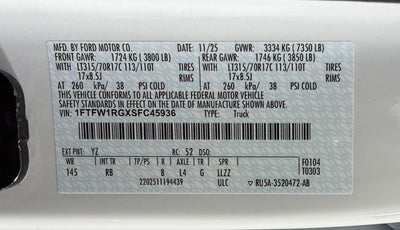 2025 Ford F-150 Raptor