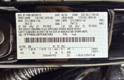 2026 Ford F-150 Tremor