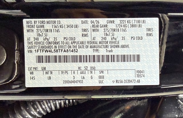 2026 Ford F-150 Tremor