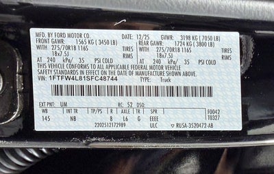 2025 Ford F-150 Tremor