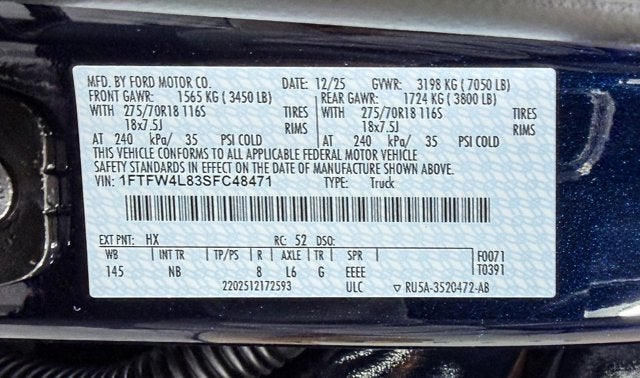 2025 Ford F-150 Tremor