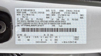 2025 Ford F-150 Tremor