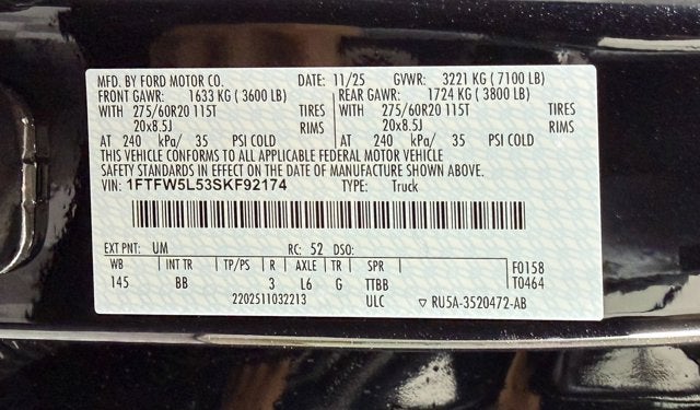 2025 Ford F-150 LARIAT