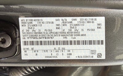2026 Ford F-150 LARIAT
