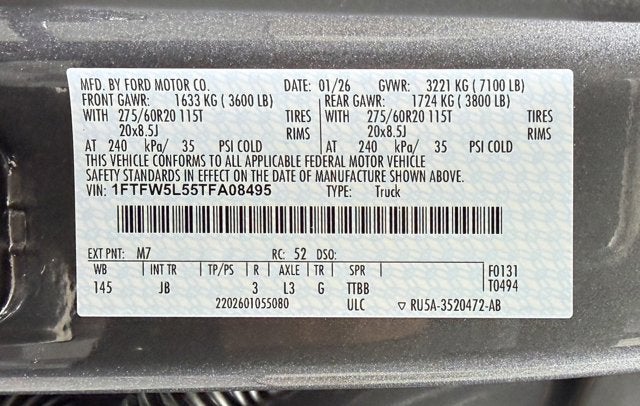 2026 Ford F-150 LARIAT