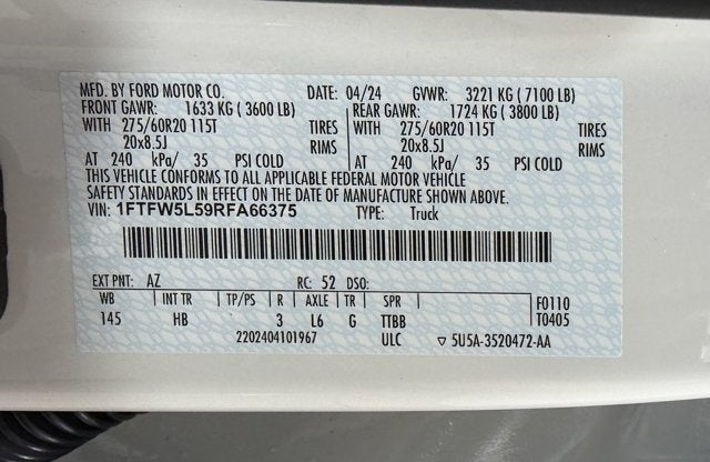 2024 Ford F-150 LARIAT