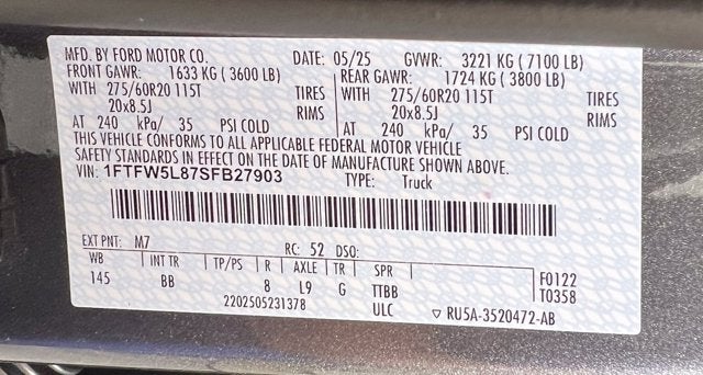 2025 Ford F-150 LARIAT