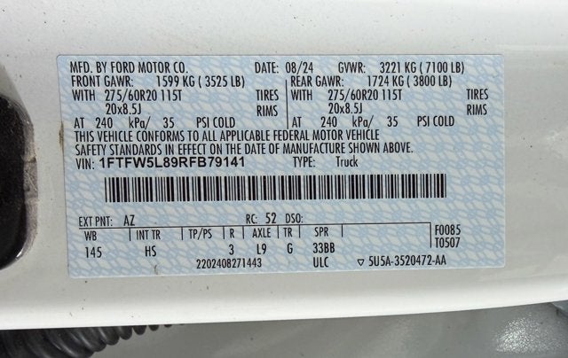 2024 Ford F-150 LARIAT