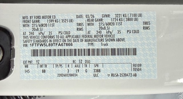 2026 Ford F-150 LARIAT