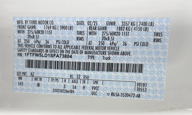 2025 Ford F-150 LARIAT