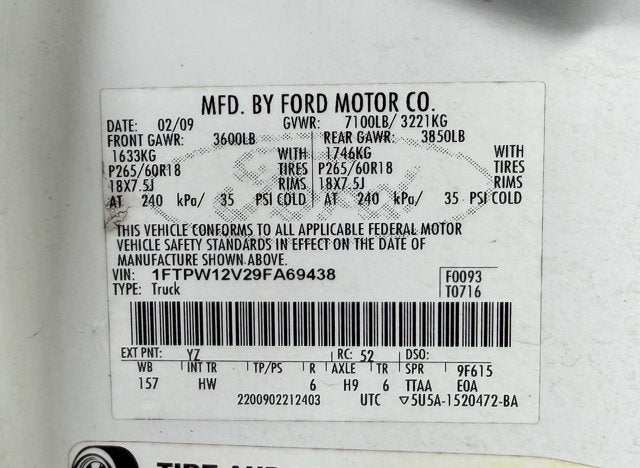 2009 Ford F-150 Lariat