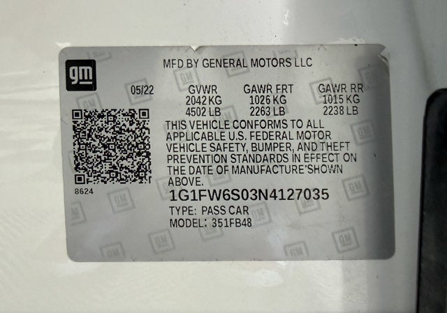 2022 Chevrolet Bolt EV 1LT