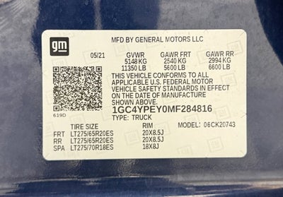 2021 Chevrolet Silverado 2500HD LTZ