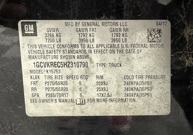 2017 Chevrolet Silverado 1500 LT