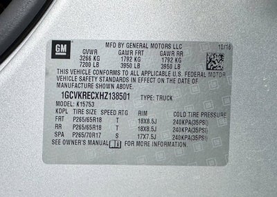 2017 Chevrolet Silverado 1500 LT